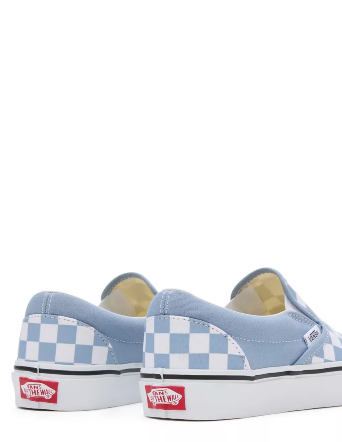 vans Sneakers Mixte UA Classic Slip-on Blanc/Bleu