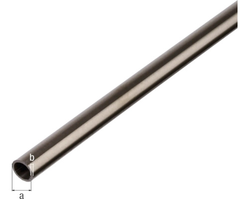 Ronde roestvrijstalen buis Ø 10 mm, 2 m