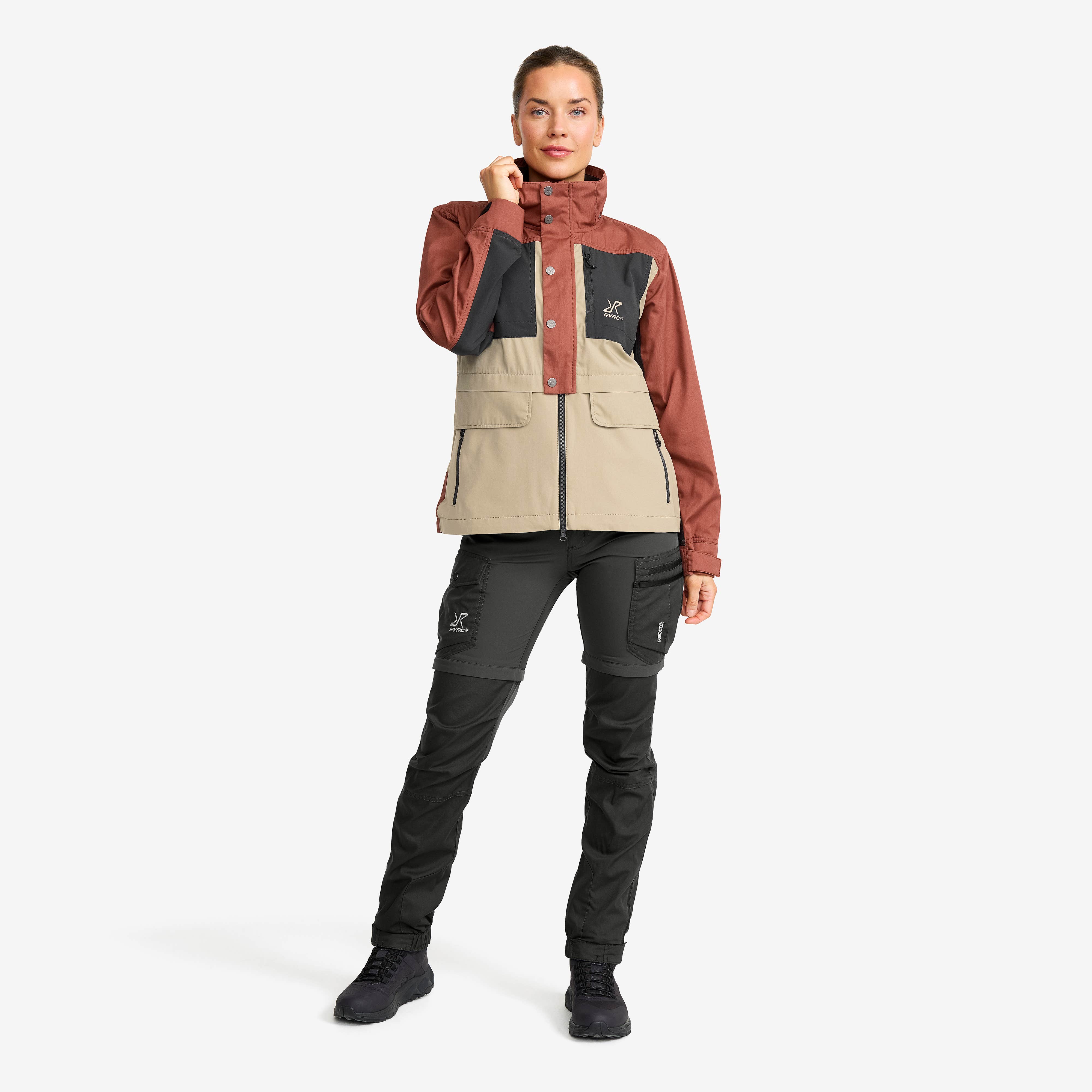 Rambler Lightweight Pro Jacket Dame Pink Mahogany/Aluminium