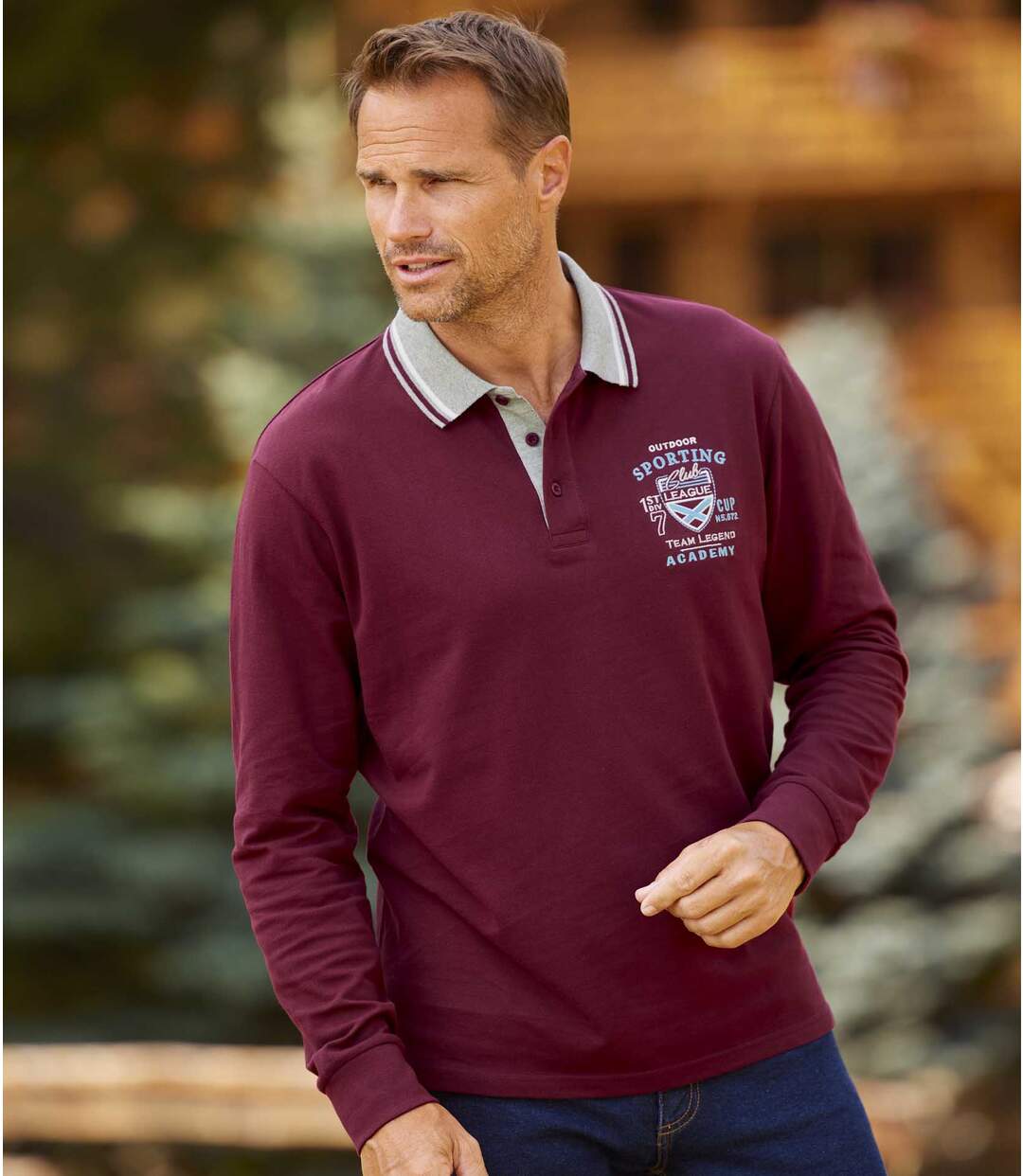 Lot de 2 Polos Piqués Outdoor Sporting