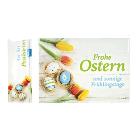 Trötsch Postkarte Frohe Ostern 4 Stück