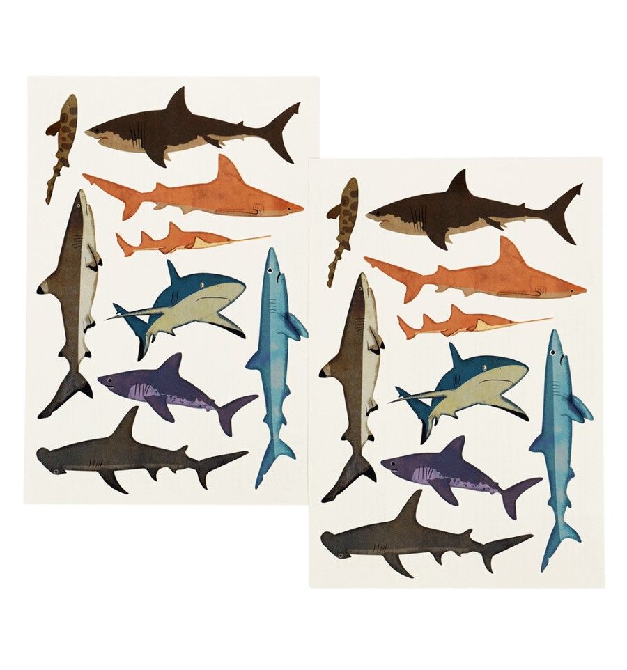 Tatouages temporaires requin Rex London
