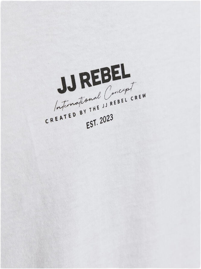 JJ-REBEL JREBLINO TEE SS CREW NECK White