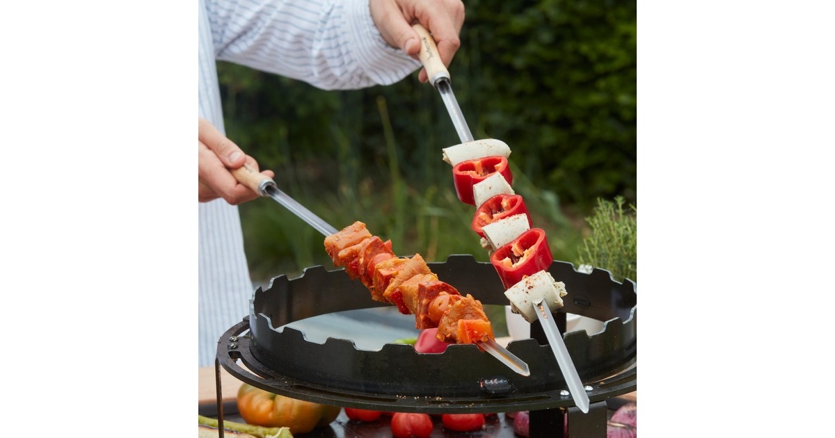 BarbecookSet van 3 XL skewers spies  (65cm, FSC 100%)
