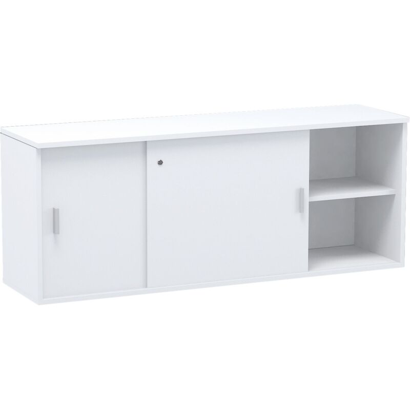 Bahut H 72,5 x L 160 cm blanc corps blanc Eden