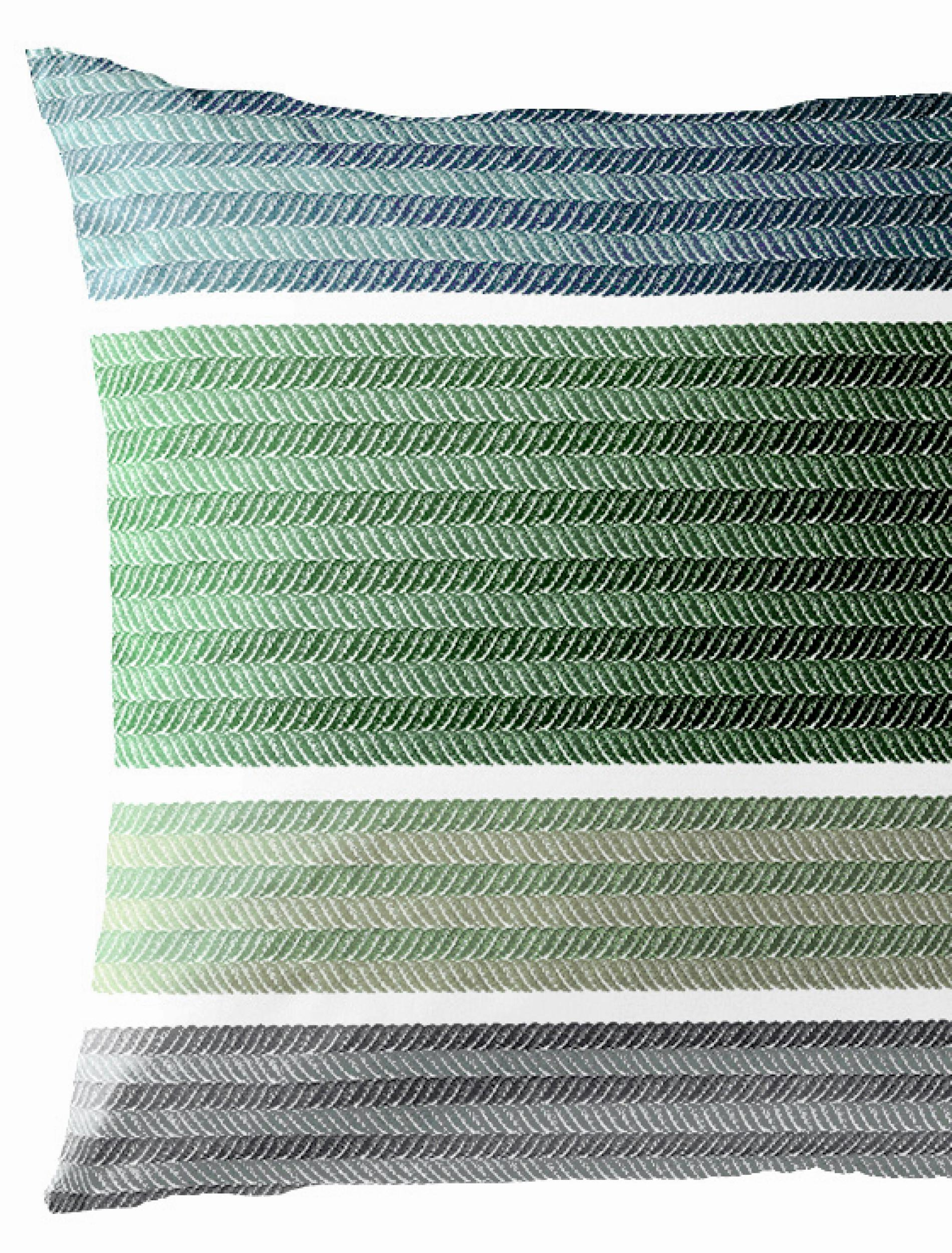 Bettwäsche Mako-Satin salbei 135x200cm, mit 1 Kissen