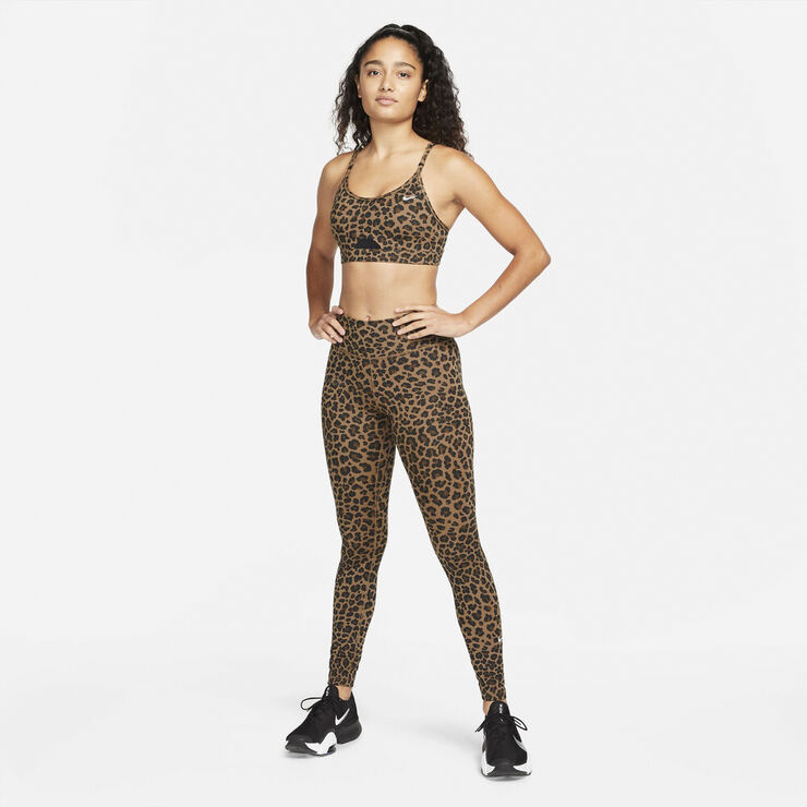 Nike Dri Fit Indy Light Support Sports Bh Brun