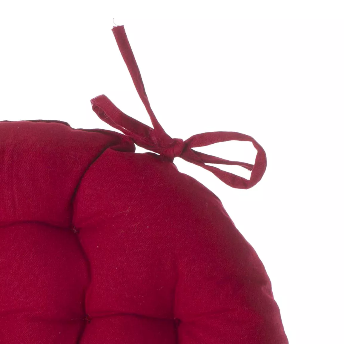 Coussin de chaise rond Datara Rouge