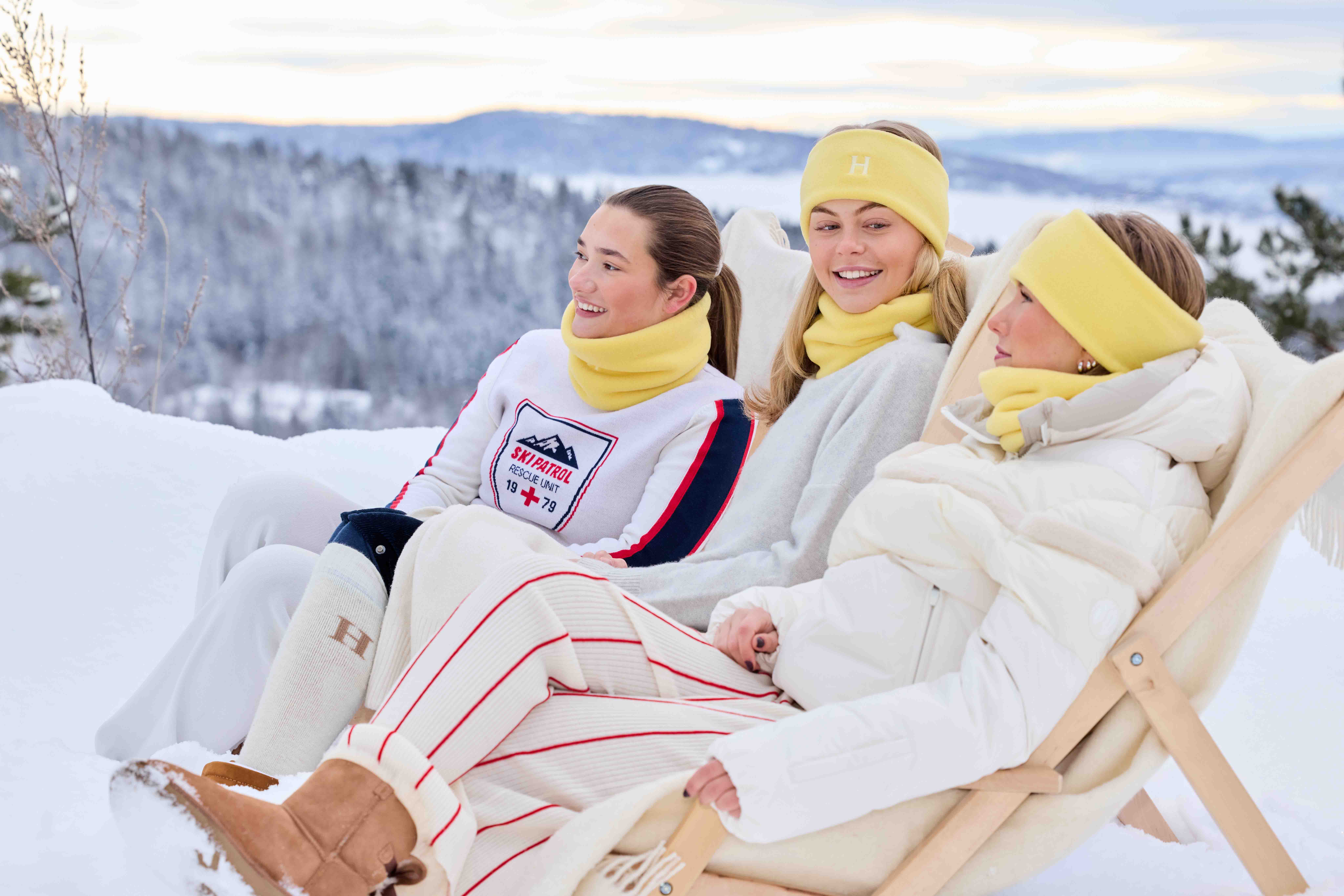 Fleece Pannebånd LL/Lemon/Lemon Logo