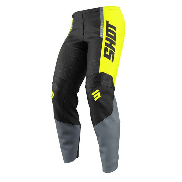Shot - Pantalon enfant Draw Kid League Noir / Gris / Jaune fluo