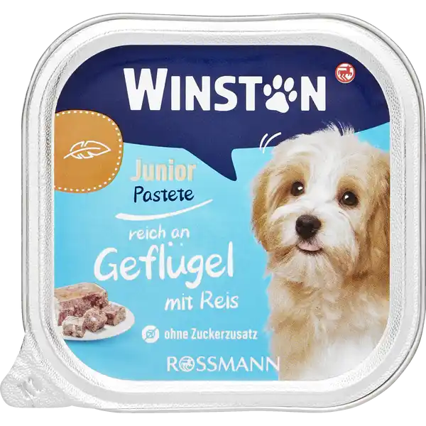 Junior Menü reich an Geflügel mit Reis