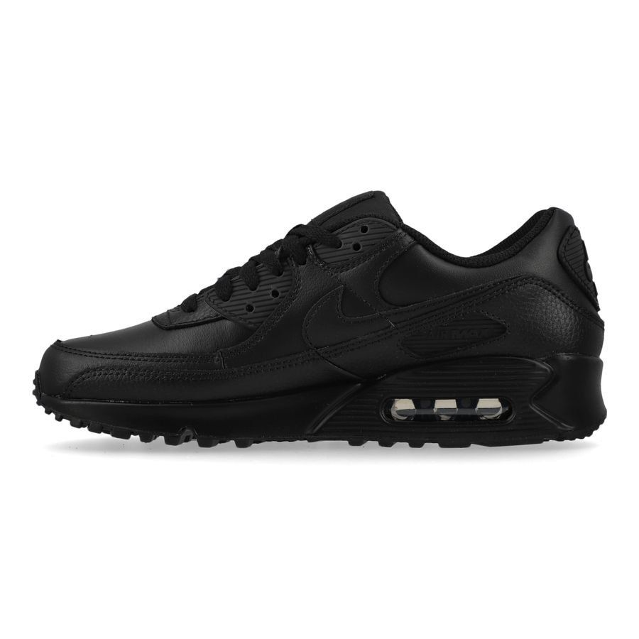 Nike Chaussures Air Max 90 Cuir - Noir