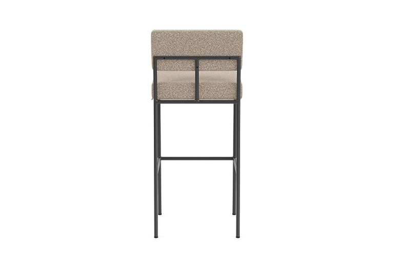 FÉST Monday barkruk 80 zwart Sydney 22 beige