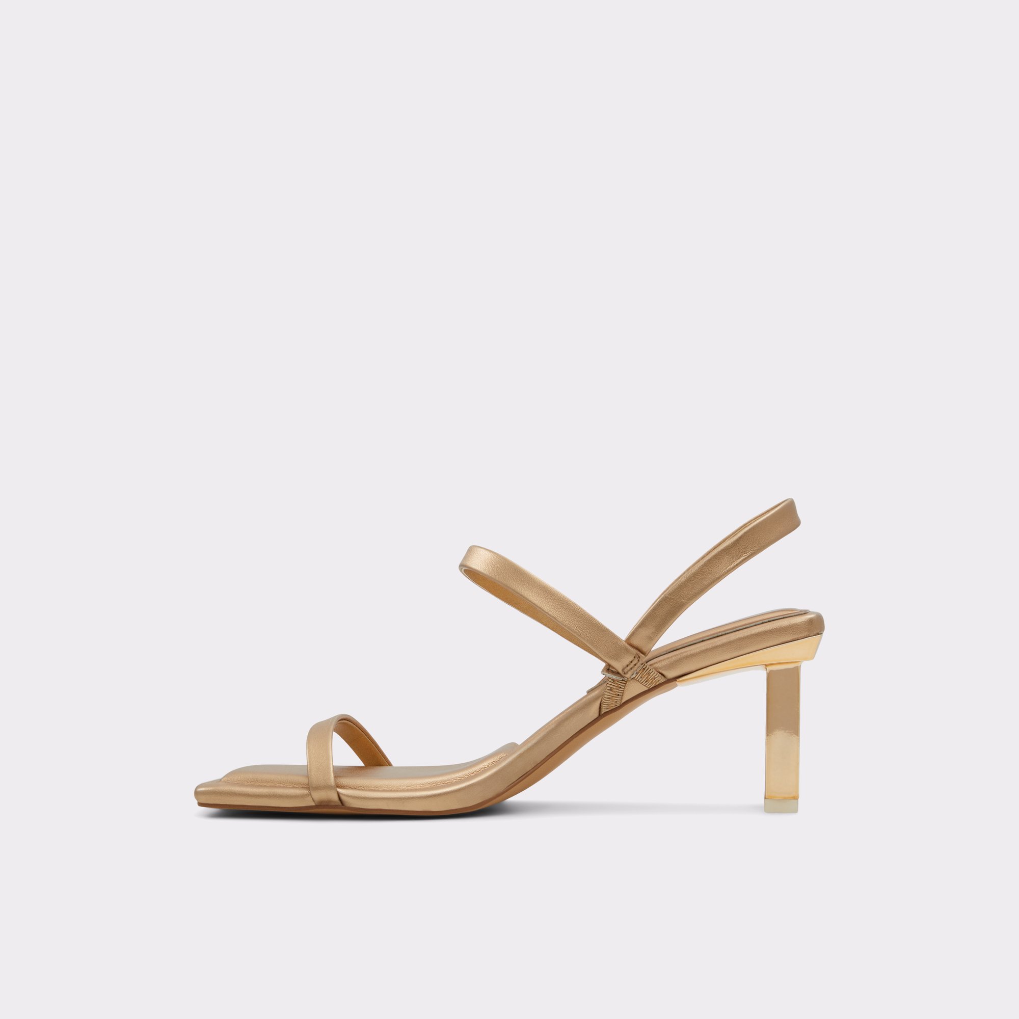 Lokurr Gold Women Heeled sandals