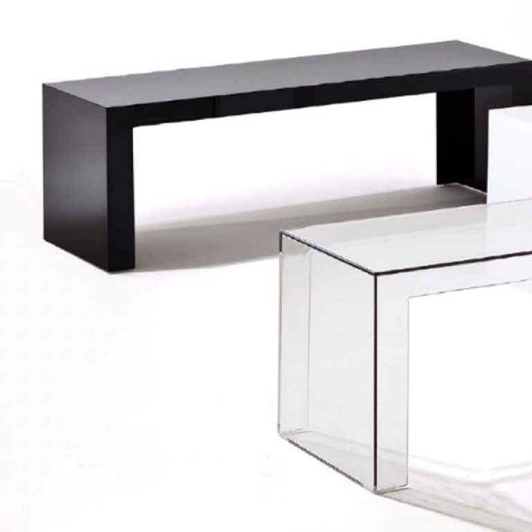 Kartell Invisible Side High bijzettafel salontafel transparant