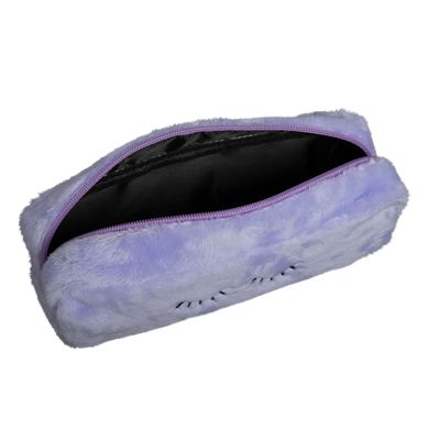 Trousse rectangulaire Fourrure - 1 compartiment - disponible dans différentes couleurs - Exacompta