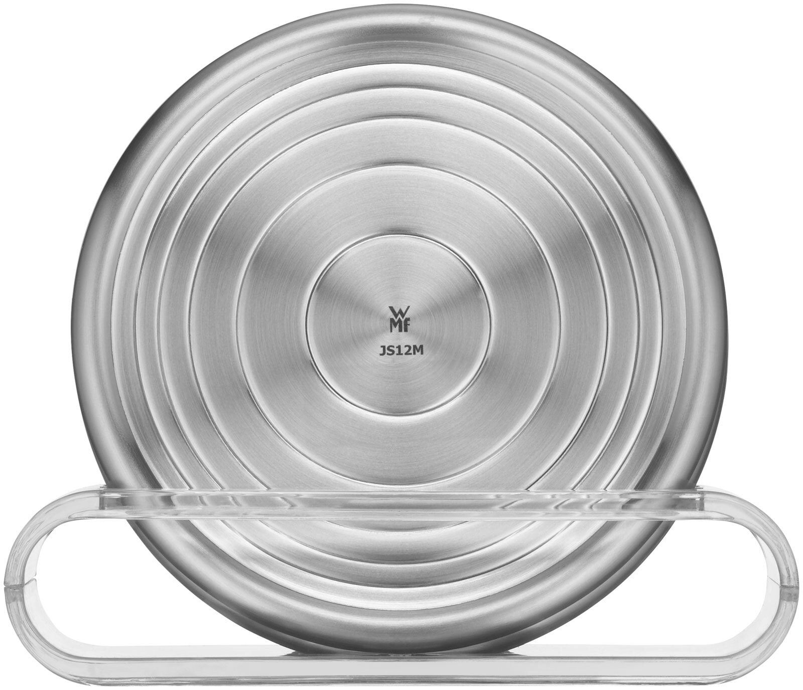 WMF Untersetzer LOFT BAR 6er Set rund 9,5 cm silberfarbig