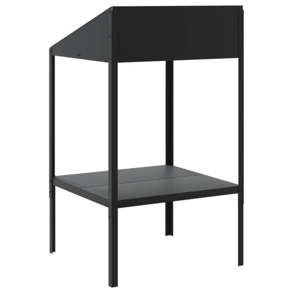 vidaXL Plantestativ antrasitt 56,5x54,5x100 cm galvanisert stål