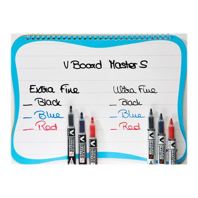 Pilot V BOARD MASTER S - Marqueur effaçable - pointe ultra fine - rouge
