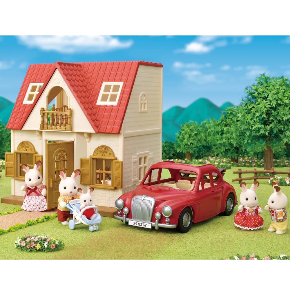LA VOITURE DECAPOTABLE ROUGE - SYLVANIAN VEHICULE