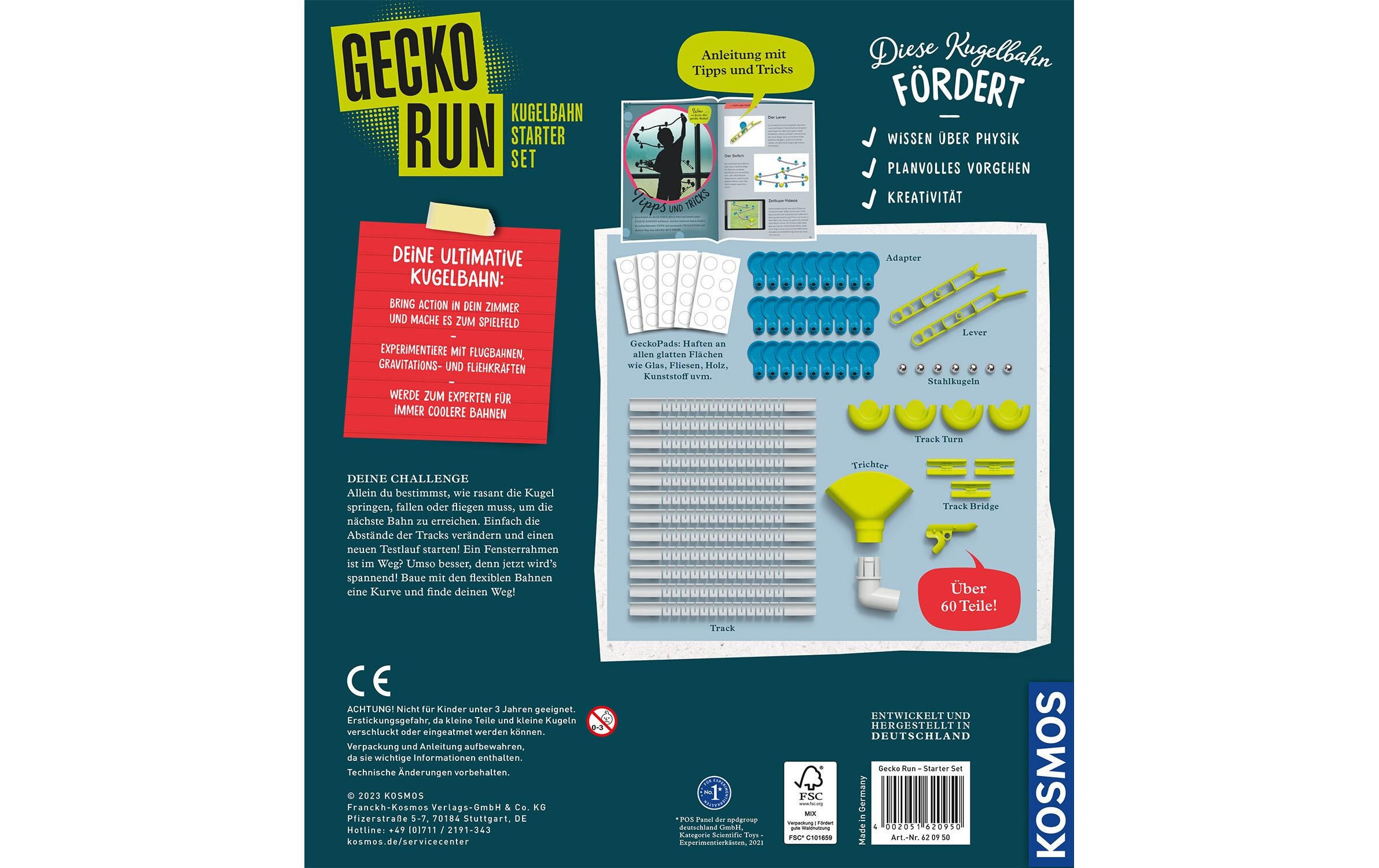 Kosmos Kugelbahn »Gecko Run – Starter-Set«