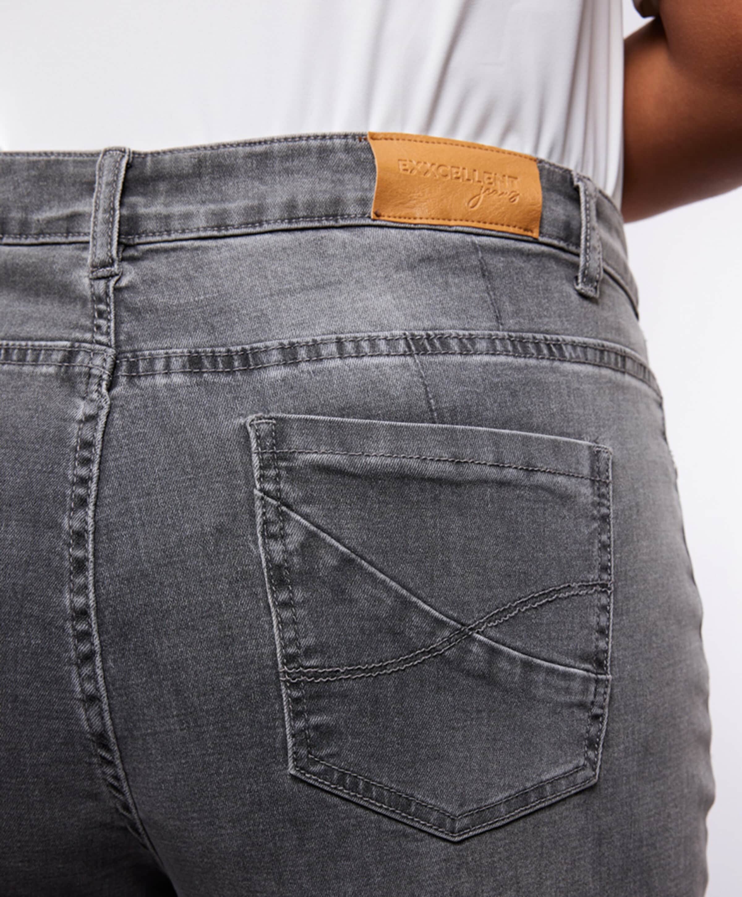 Exxcellent Essentials: Neona jeans dames jeans grijs