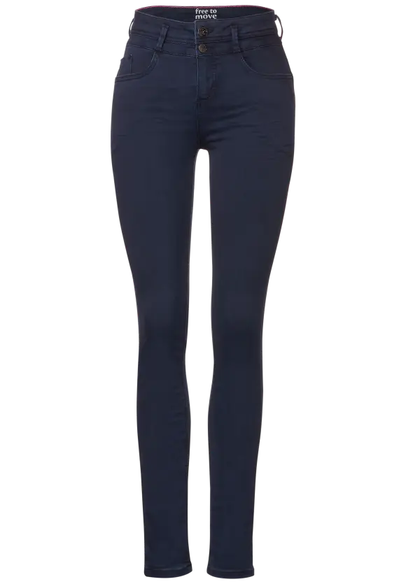 Slim Fit Free to Move Jeans - deep indigo wash