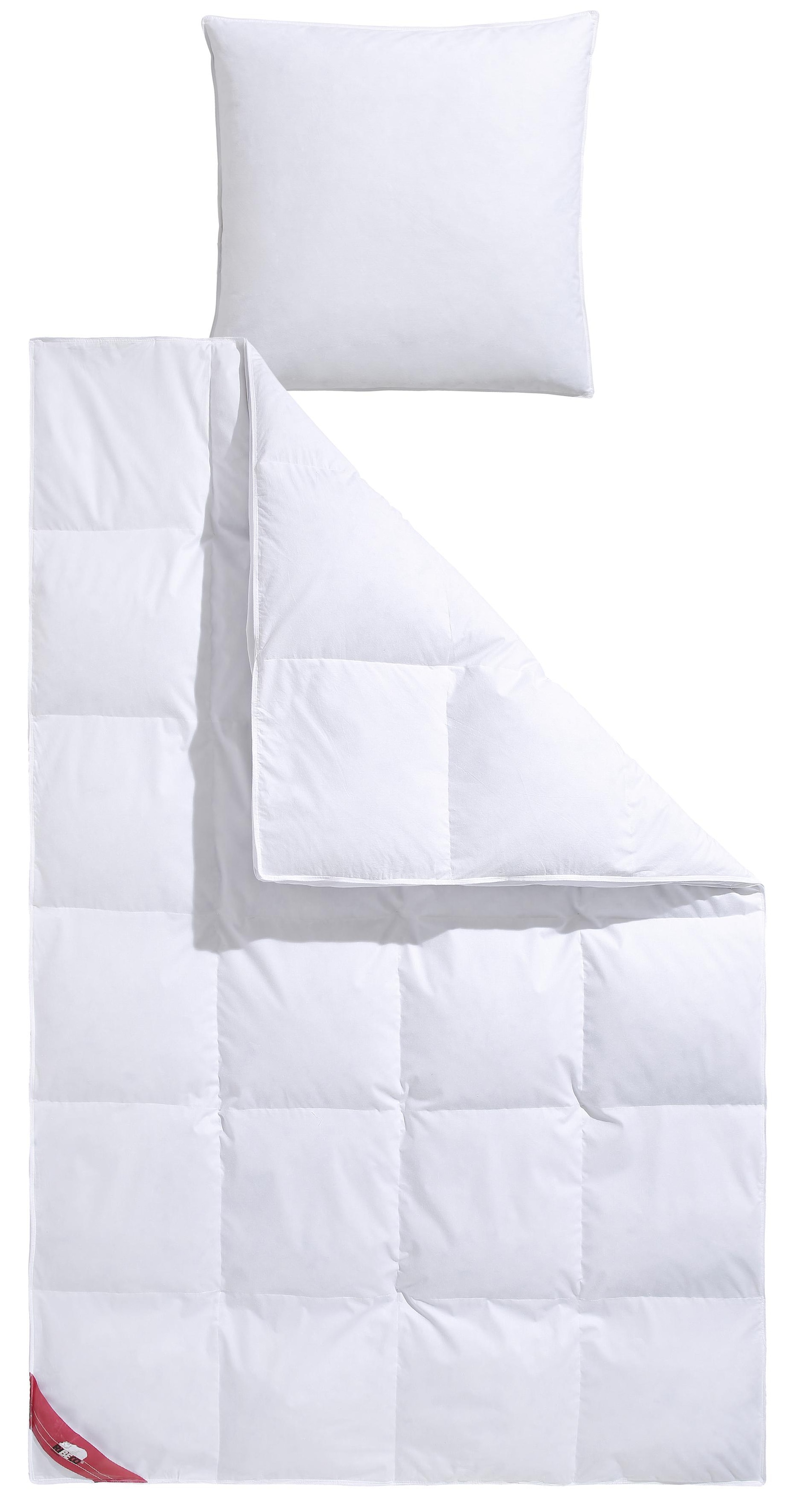RIBECO Federbettdecke »extra prall, Bettdecken für den Winter, Made in Germany, Decke« extrawarm Füllung 100Federn 1 Stk. tlg. Bettdecke 135x200cm, 155x220 cm, über 800 positiven Kundenbewertungen