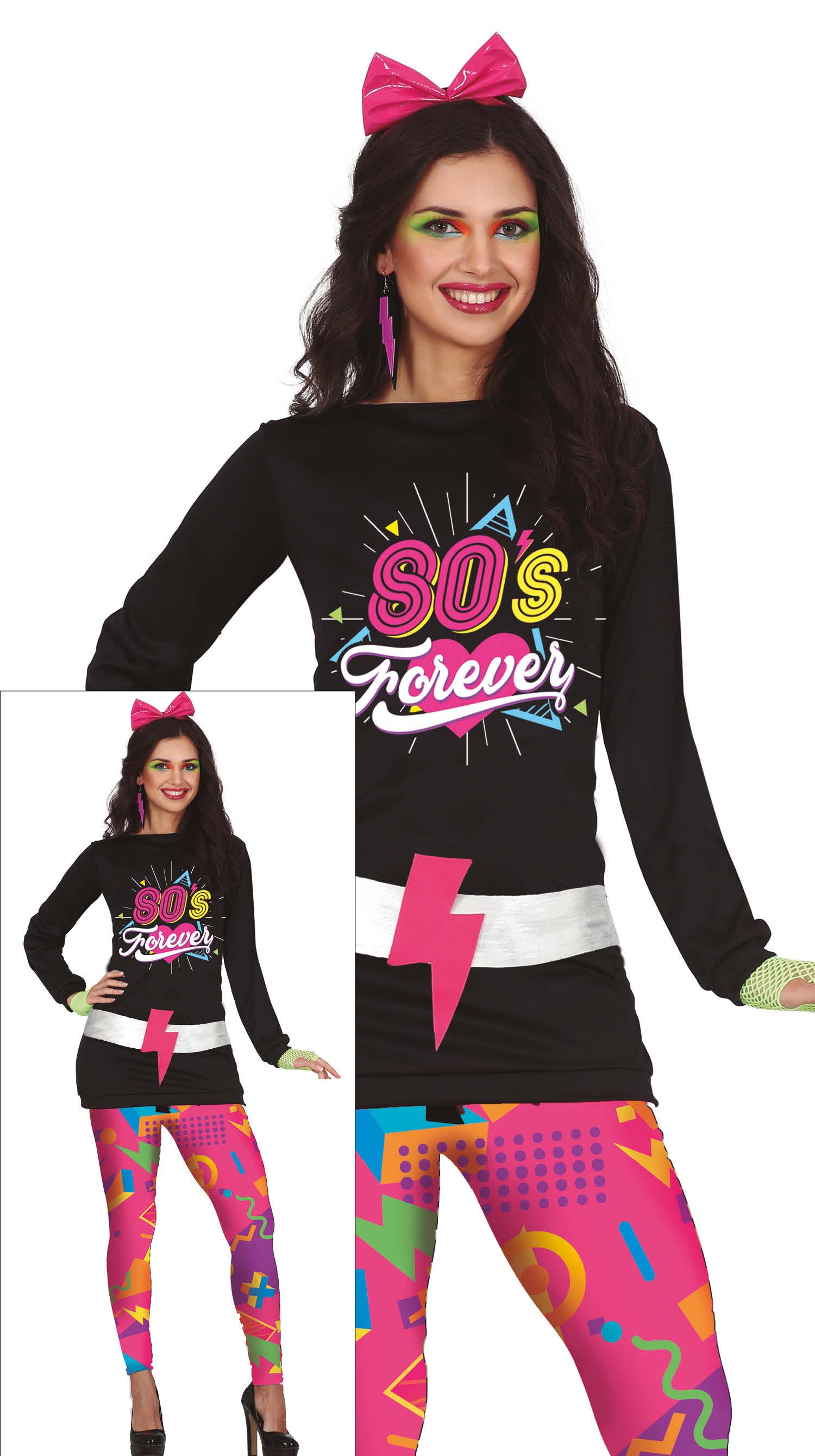 Jaren 80 Jurk Dames