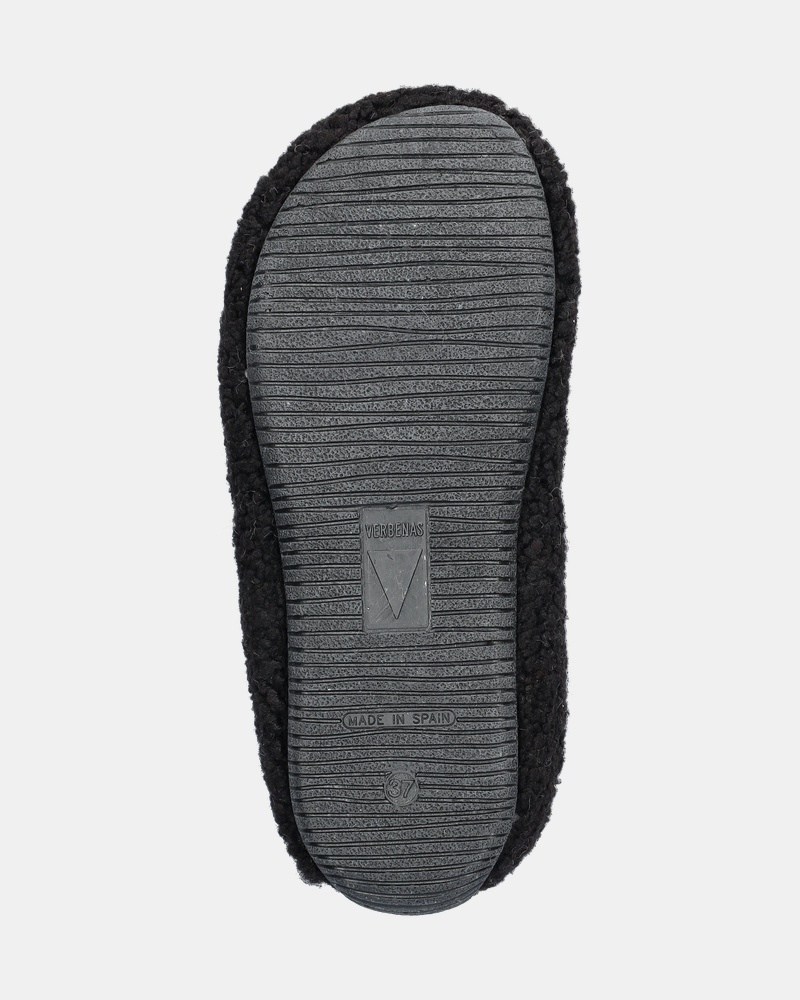 Verbenas York Nairobi Pantoffels  - zwart