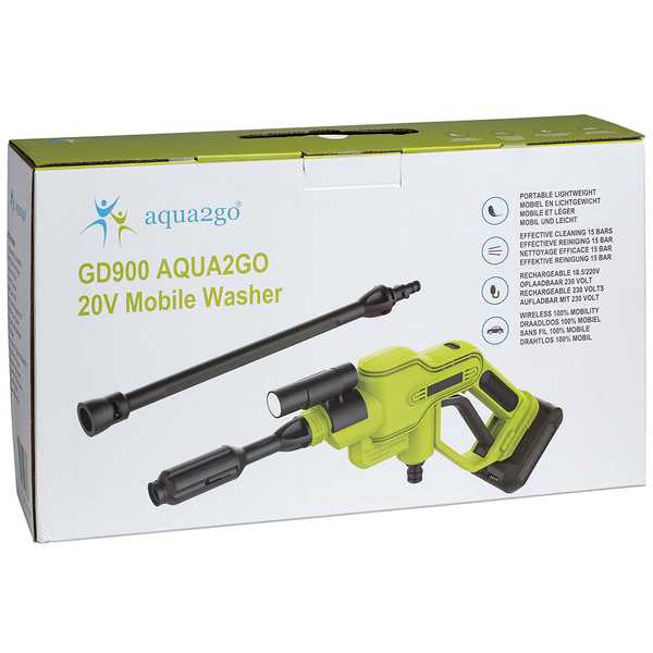 AQUA2GO - Pistolet nettoyeur haute pression H2OGUN