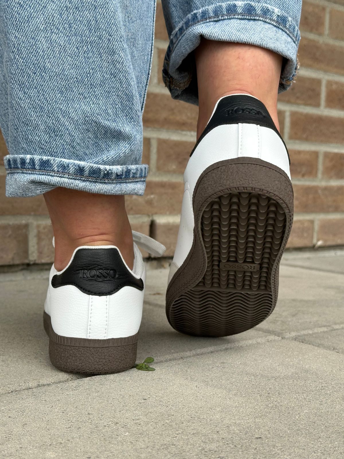 Ace W Sneaker White Black - Trapes Sko