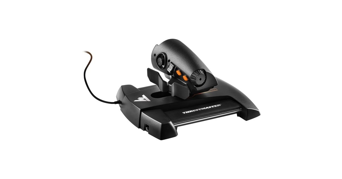 ThrustmasterTWCS Throttle gaming gasregelaar  (Zwart/oranje, Pc)