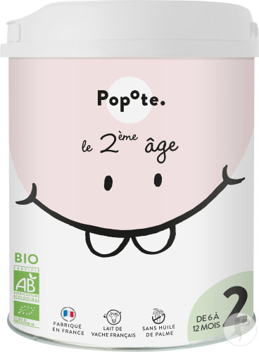 Popote Le Lait 2ème Âge De 6 À 12 Mois Bio 800g