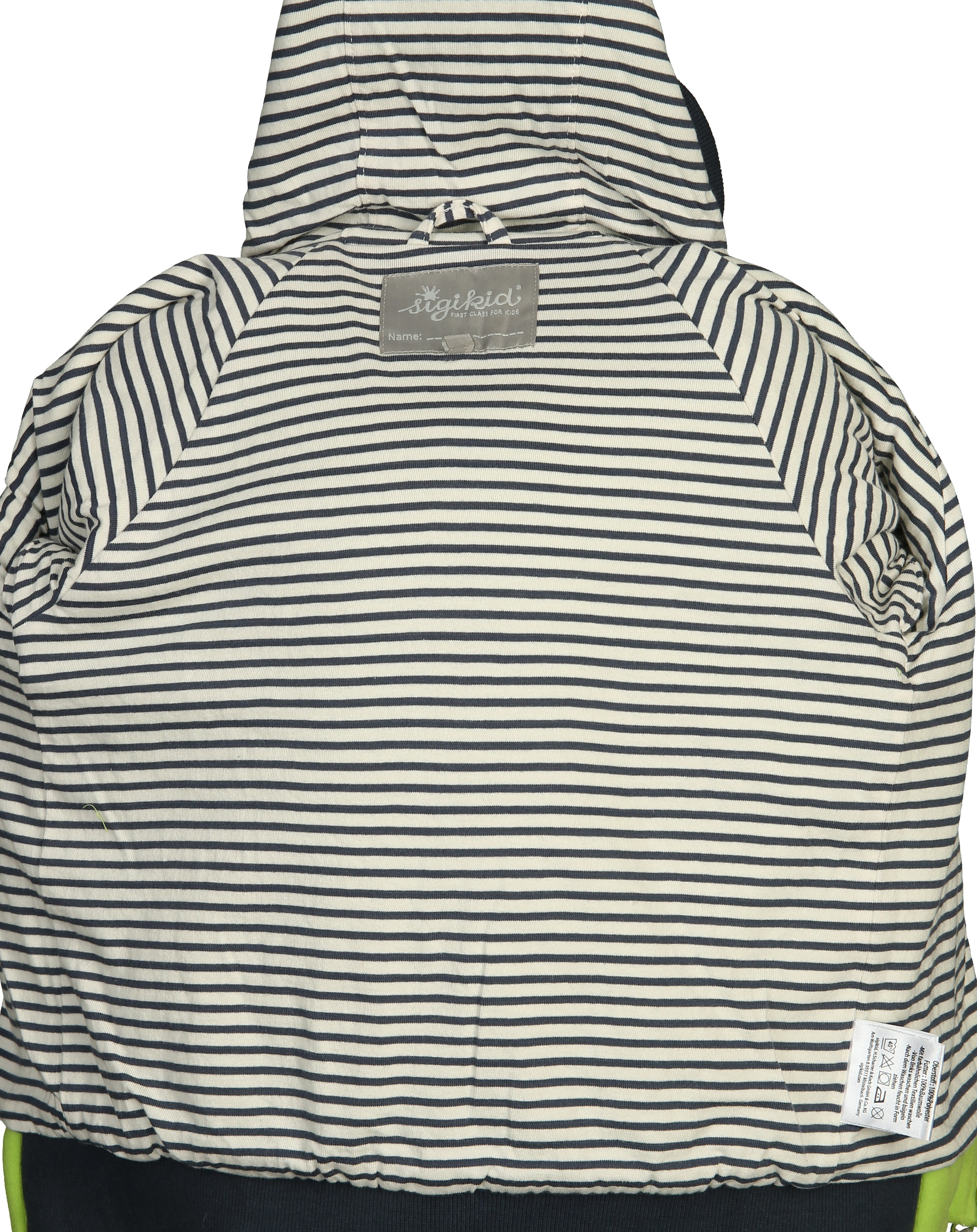 Fleecejacke SAFARI mit Kapuze in grün