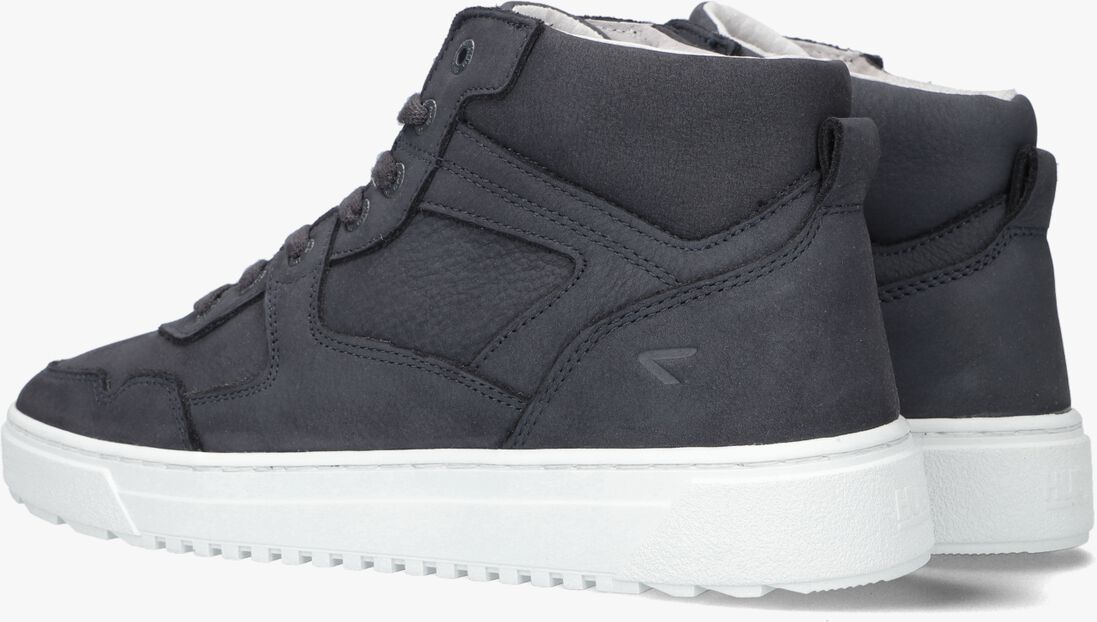 HUB blauwe hub hoge sneaker boston