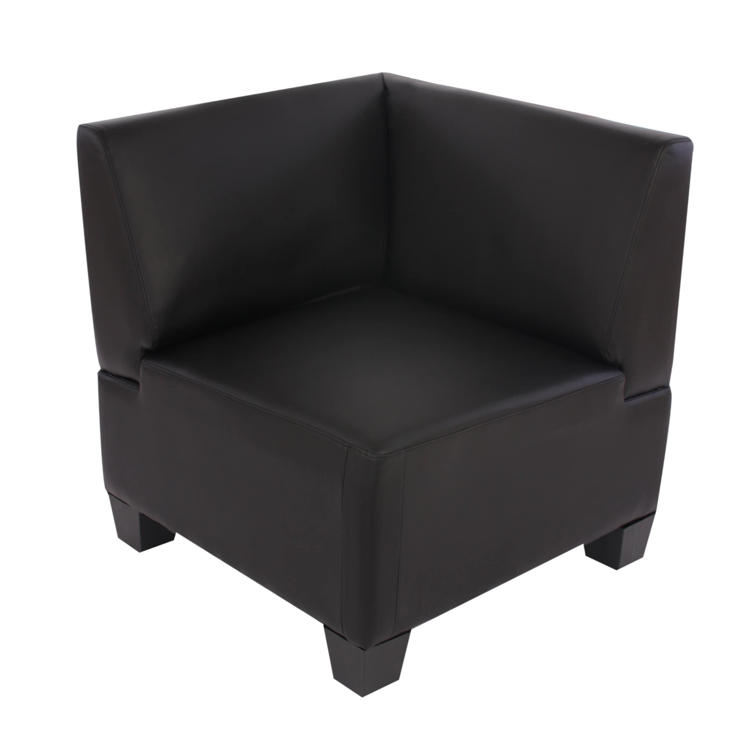 Couch-Garnitur Moncalieri 6-1-1 ~ schwarz