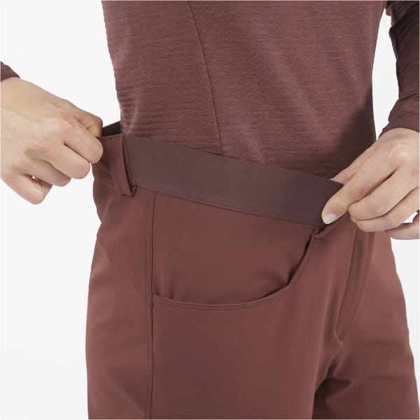 Pantalon randonnée SALOMON WAYFARER WARM PANTS W RUM RAISIN