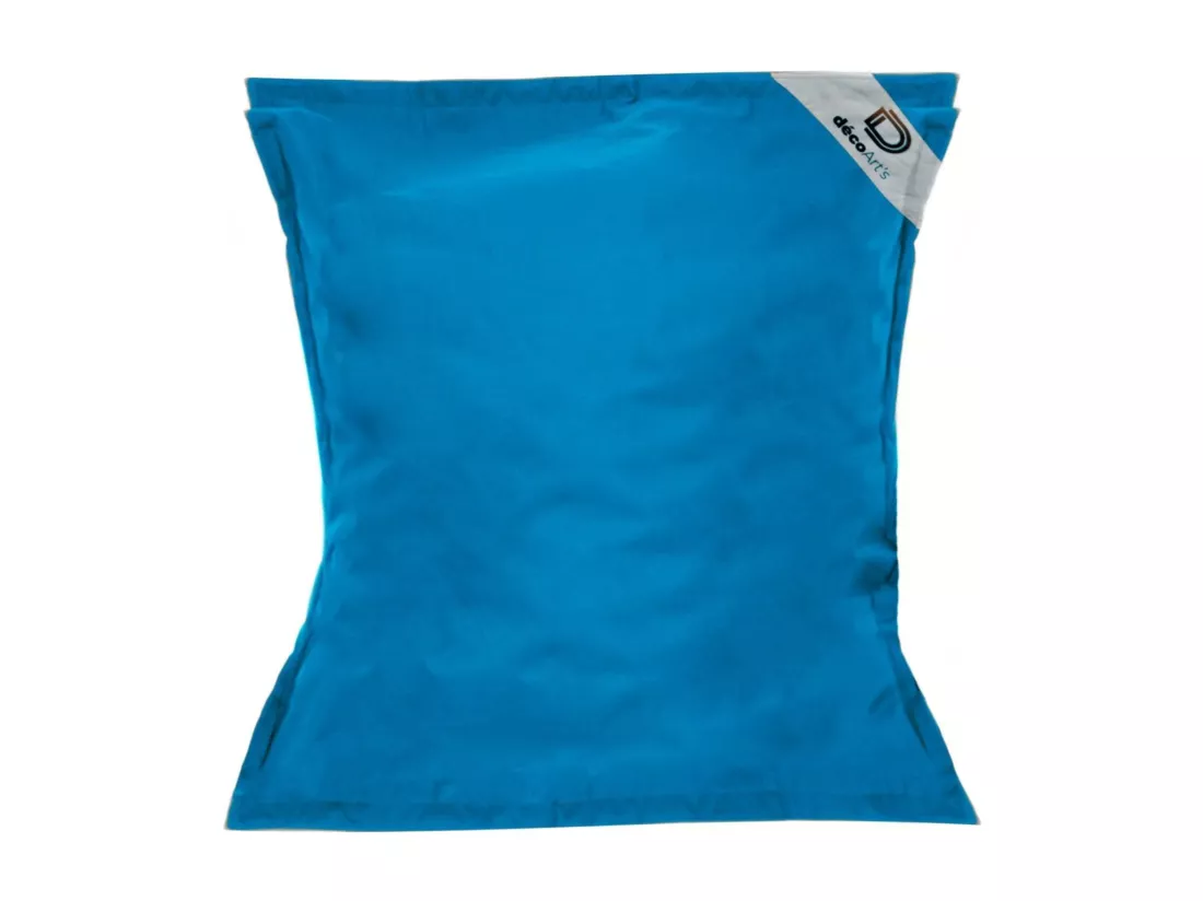 Pouf Géant XXL Intérieur et Extérieur, Déhoussable, Salon, Jardin, Deco Arts Bleu pétrole
