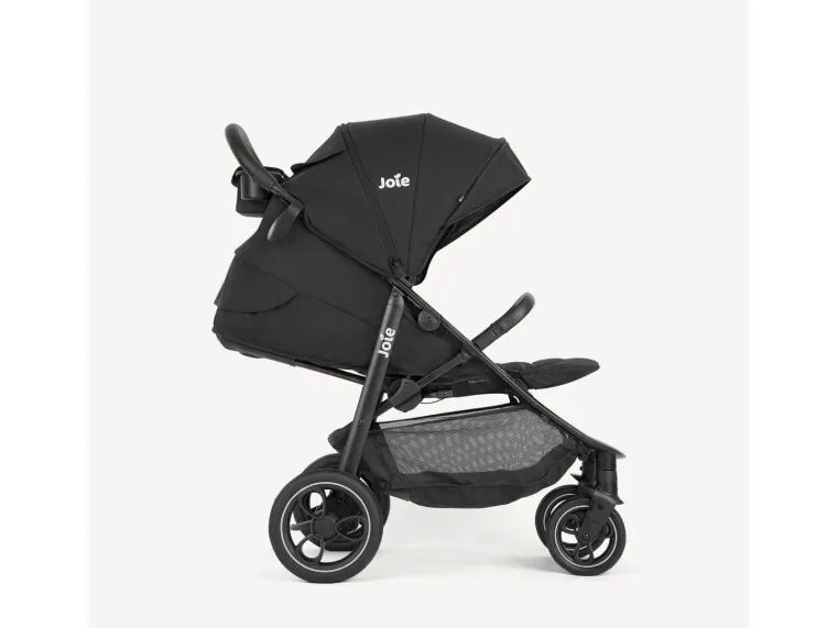 Joie Litetrax Pro, Baldakin, Rejsesystem barnevogn, Ethvert køn, Solidt hjul, Sammenfoldelig, Sort