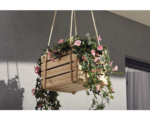 Buildify houten fruitkist, middelgroot, onbehandeld, 44x28x33 cm