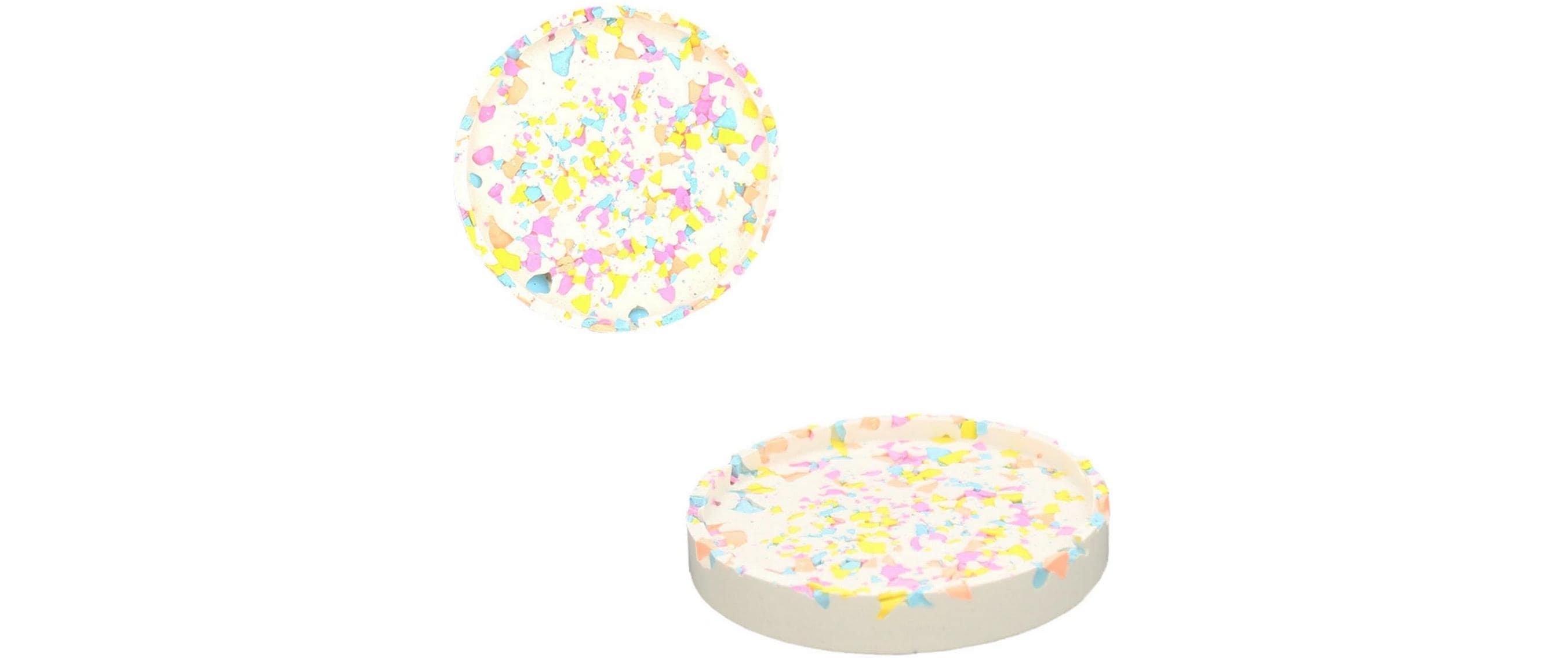 Giessform Untersetzer rund, Ø 10 cm x 1.5 cmSilikongiessform