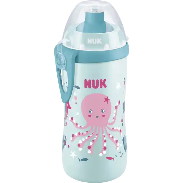 Junior Cup mit Push-Pull Tülle und Chamäleon Effekt 300 ml, Rosa / Hellrosa