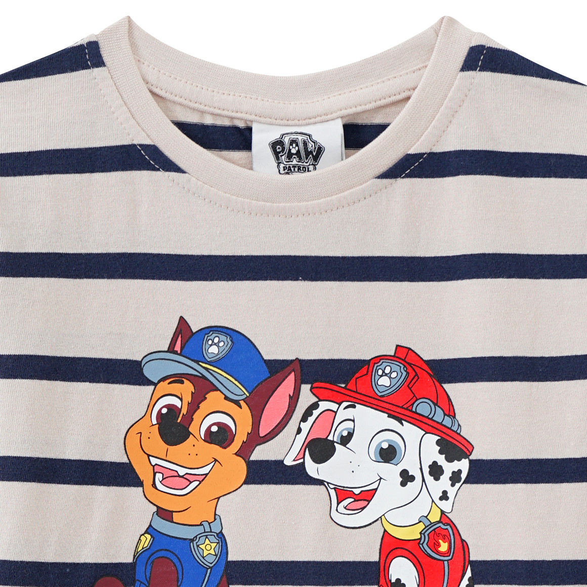 Topolino PAW Patrol Langarmshirt mit großem Print beige