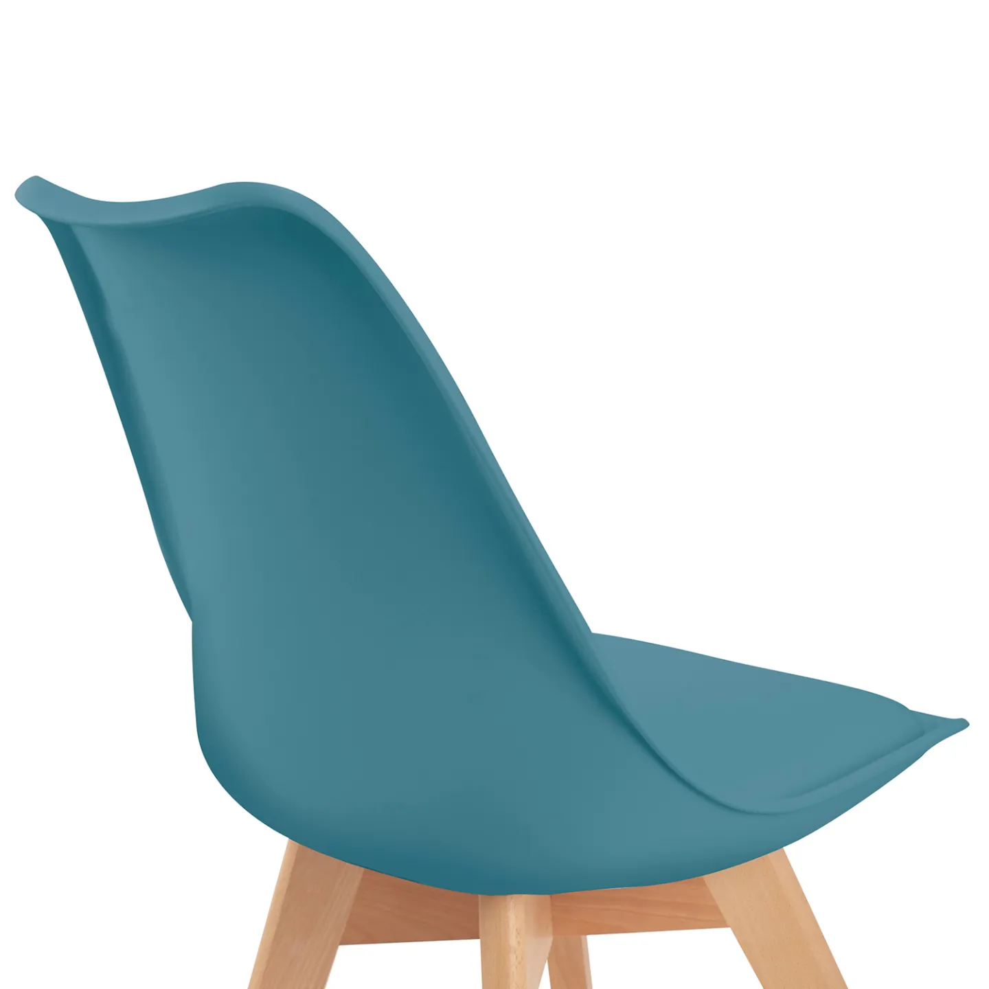 Lot de 6 chaises scandinaves SARA bleu pastel pour salle à manger