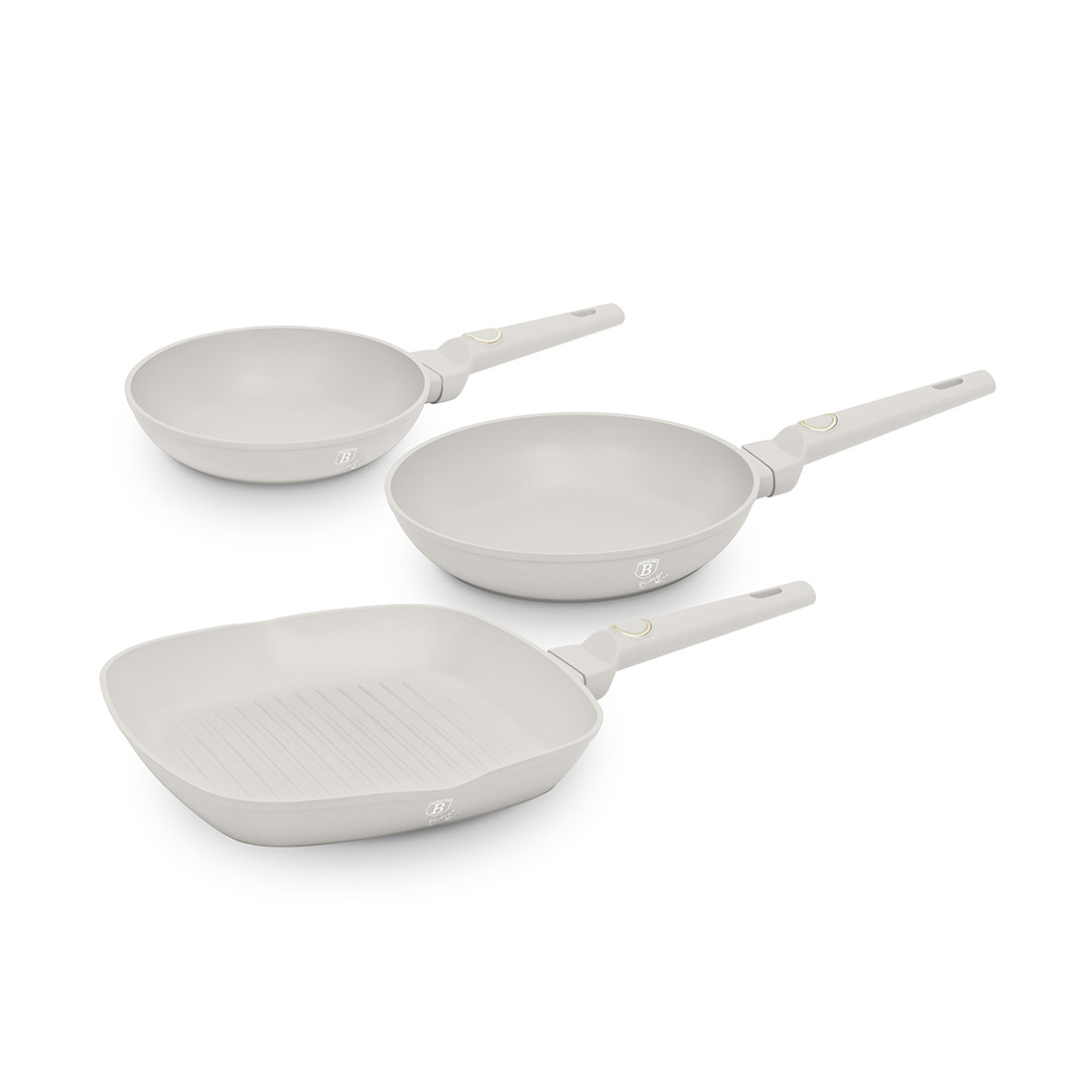 Berlinger Haus 3-teiliges Bratpfannen-Set Ø 20/24/28 cm Sahara Collection