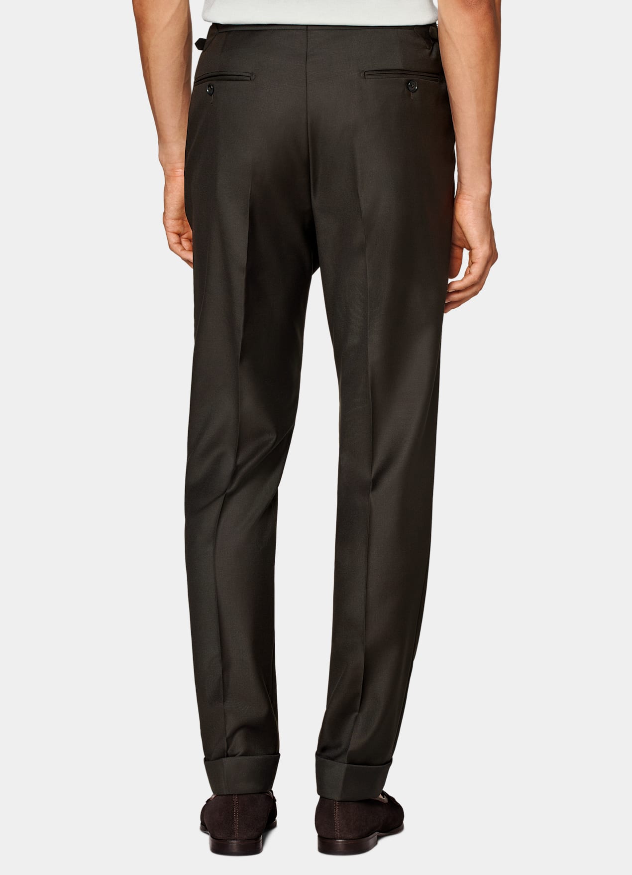 Costume Havana coupe Tailored marron foncé