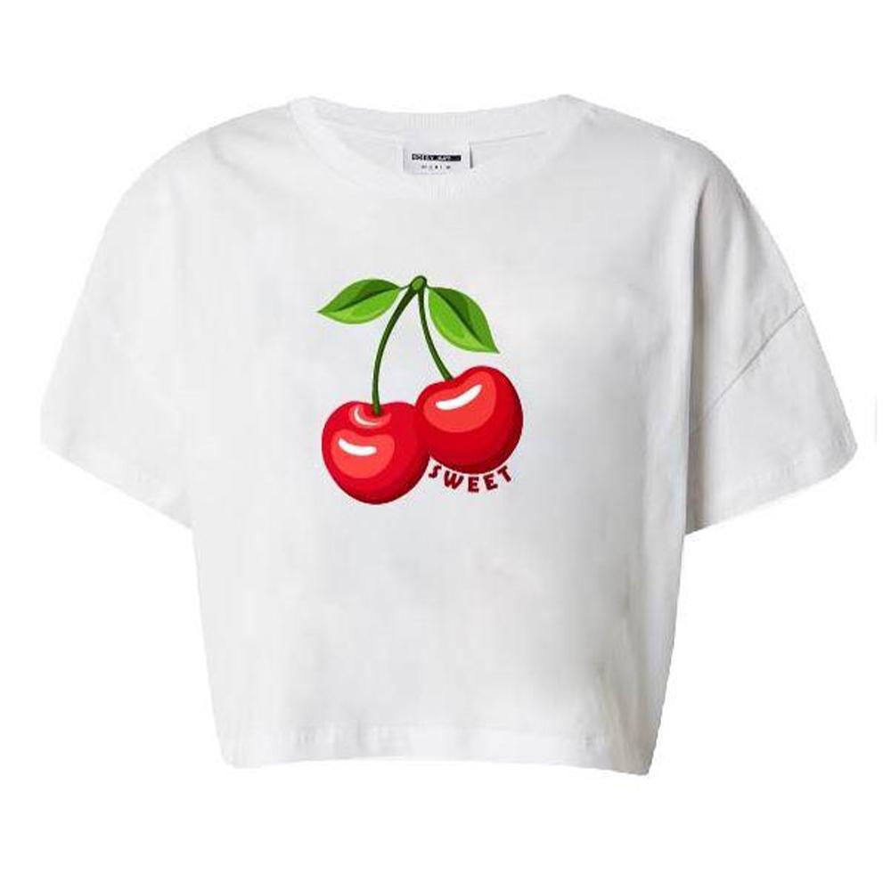 Noisy May T-shirt Courts Blanc Cerise Femme Noisy May Malena