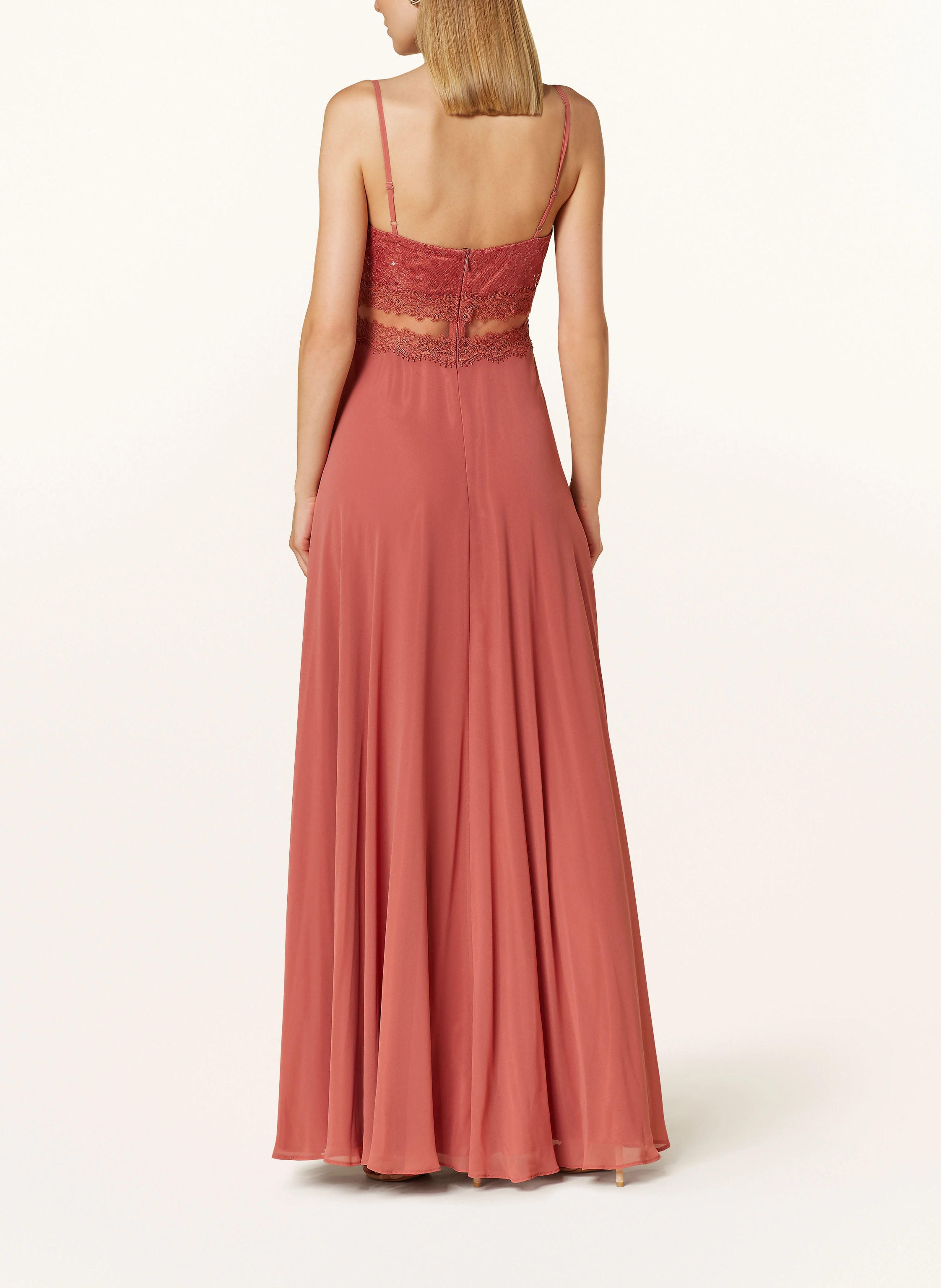 VM Vera Mont Abendkleid mit Spitze und Pailletten