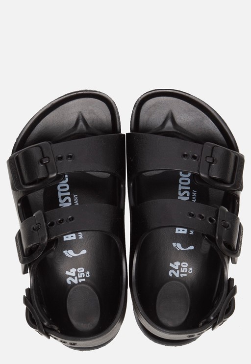 Birkenstock Milano Sandalen zwart EVA